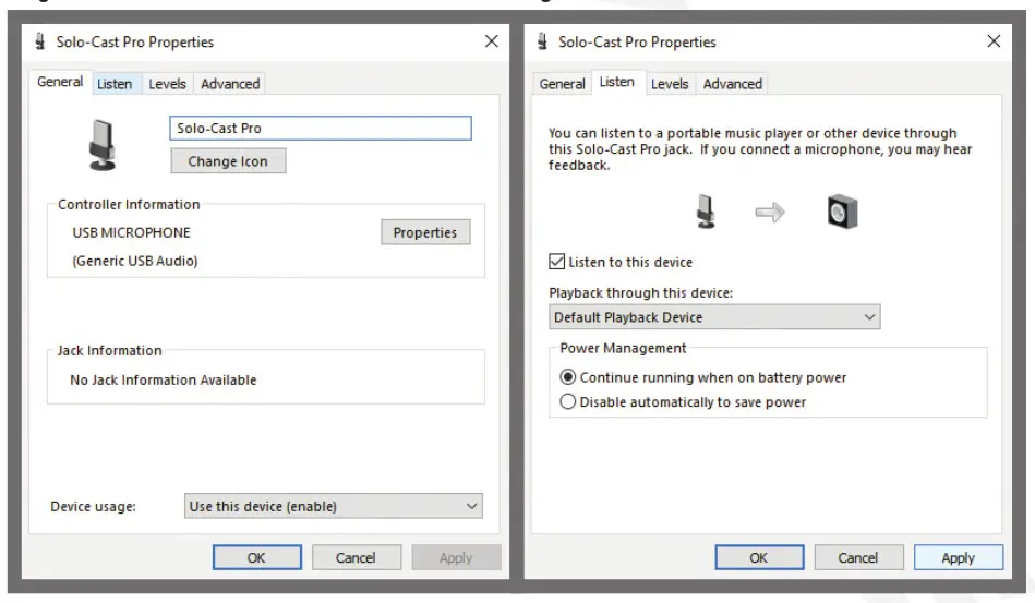 ROCKVILLE Usb Condenser Microphone- Solo-ADDITIONAL DEVICE PROPERTIES-2