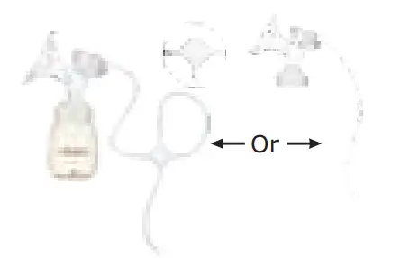 Single breast pumping