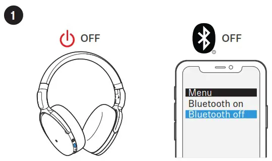 sennheiser HD 458BT Wireless Noise Cancelling headPhone - Pairing and connecting to a Bluetooth device 1
