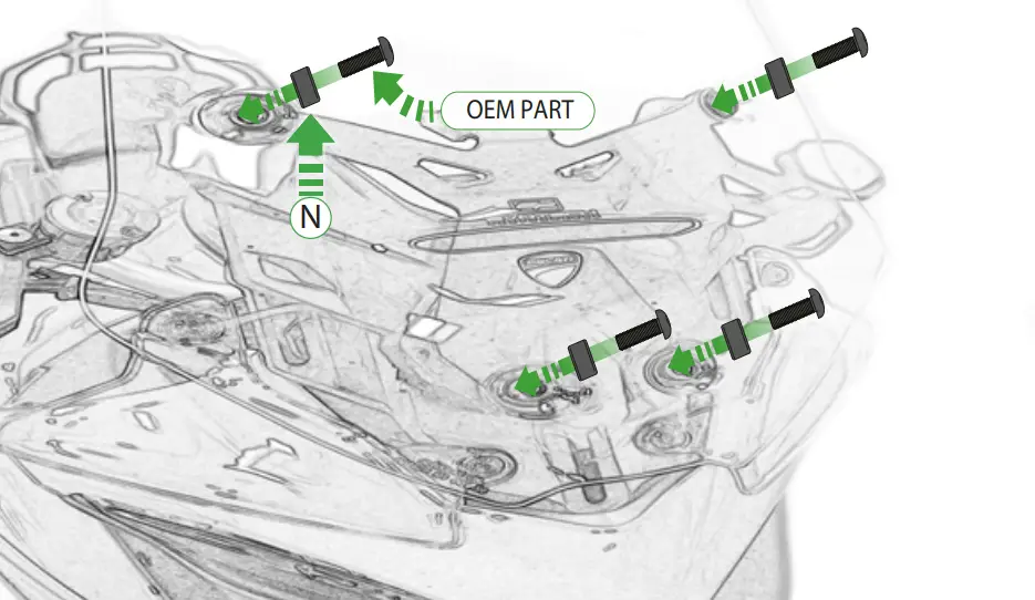 EVOTECH-PRN014568-015379-Ducati-Multistrada-V4-Installation-Instructions SP-Connect-Sat-Nav-Mount-fig-4