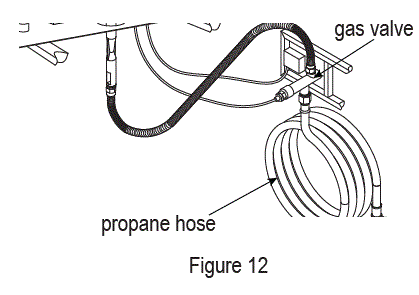 PHI VILLA E02GS010 32 Inch H Square Black Metal Base Propane Gas Fire Pit Table-13