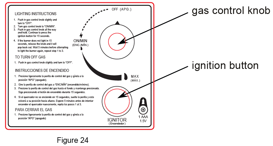 PHI VILLA E02GS010 32 Inch H Square Black Metal Base Propane Gas Fire Pit Table-21