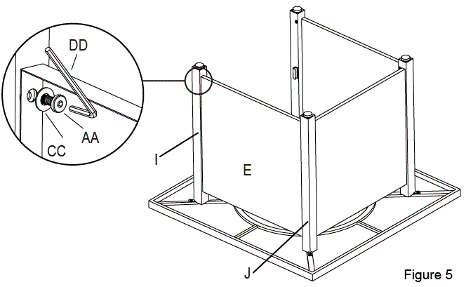 PHI VILLA E02GS010 32 Inch H Square Black Metal Base Propane Gas Fire Pit Table-6