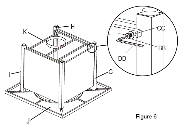 PHI VILLA E02GS010 32 Inch H Square Black Metal Base Propane Gas Fire Pit Table-7