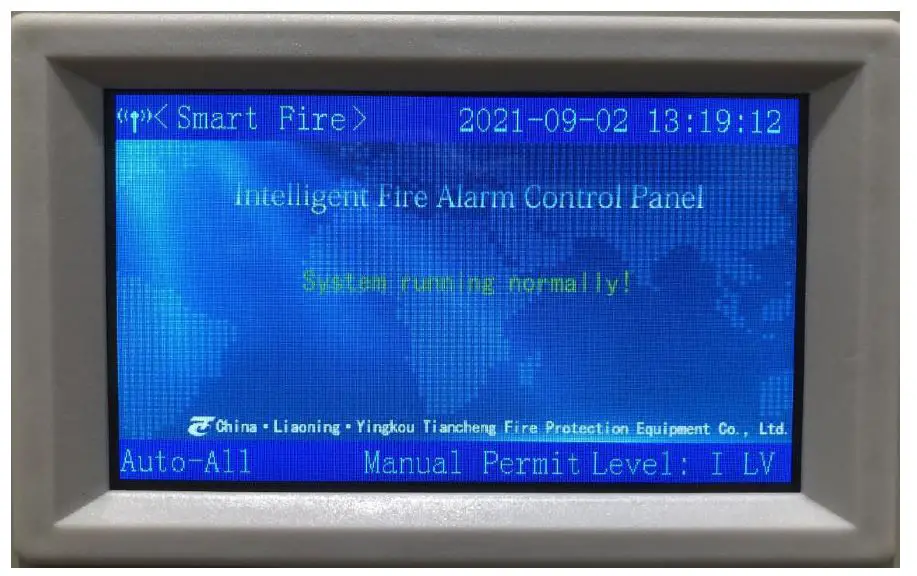 Yingkou Tiancheng Fire Protection Equipment JB-TB-TC5126W Wireless Intelligent Fire AlarmControl Panel 5