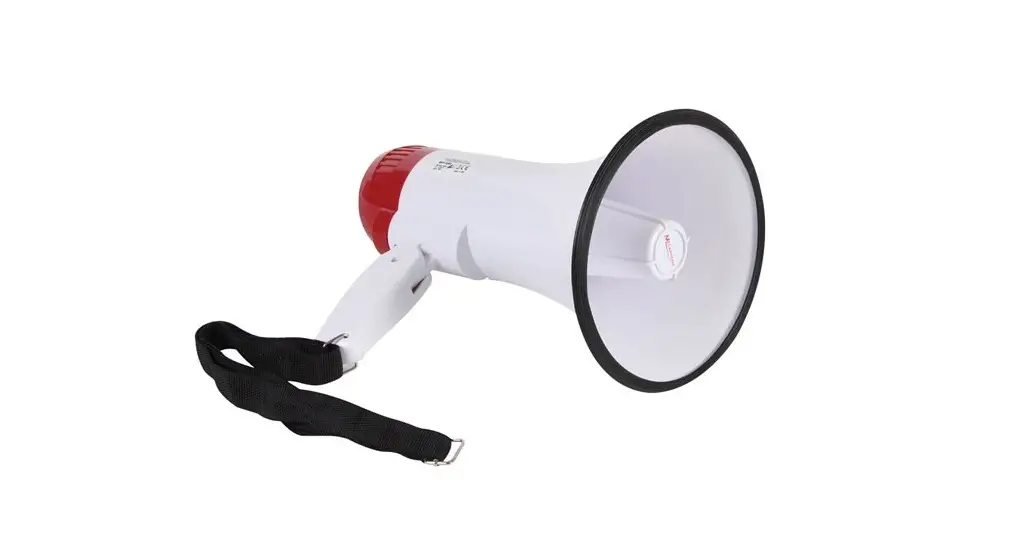 Velleman Mp10sr Megaphone 10w With Record Function User Manual
