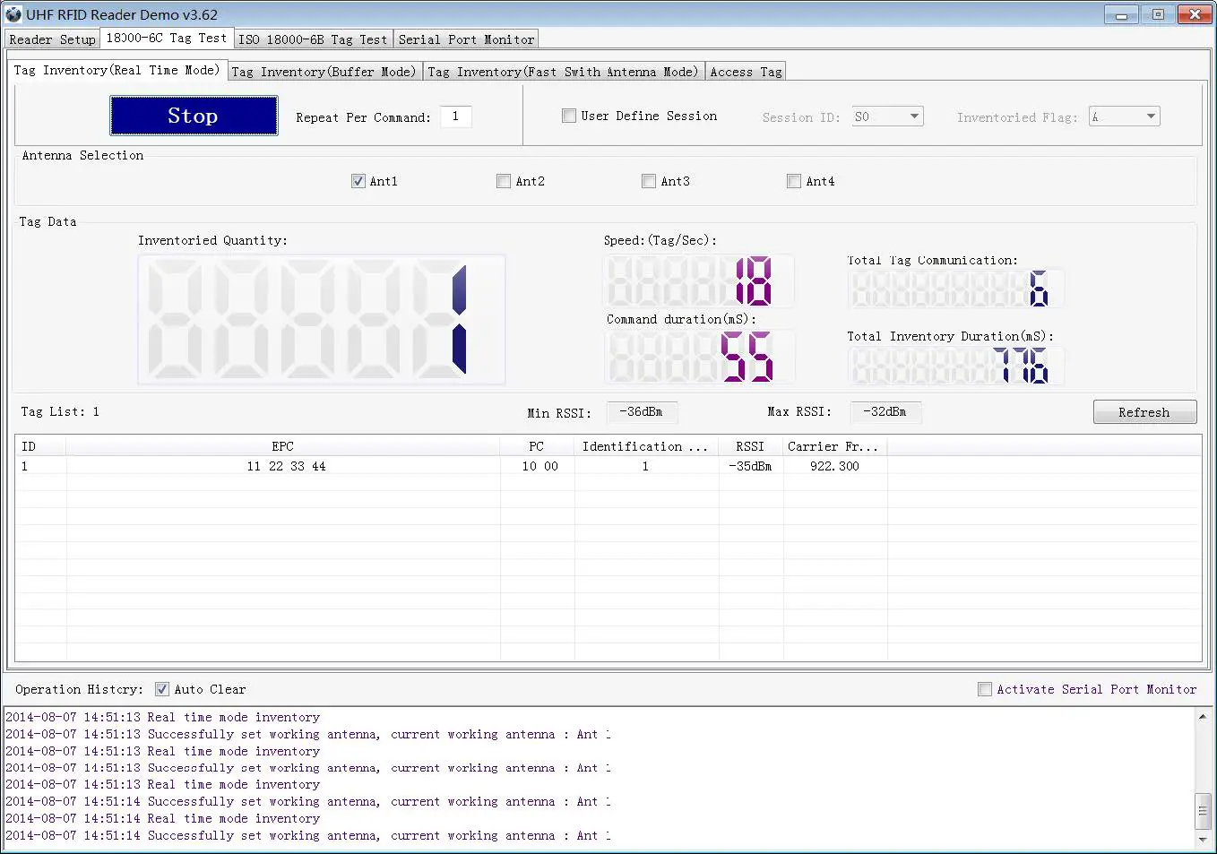 invelion YR903 UHF RFID Evaluation Kit fig 12