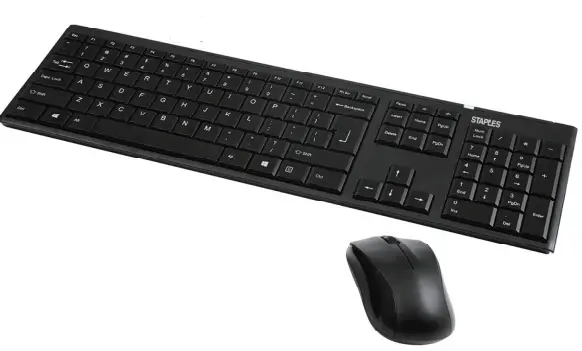 Staples AG120G 2.4GHz Wireless Mouse and Keyboard-prod