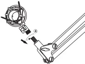 Install stand on table