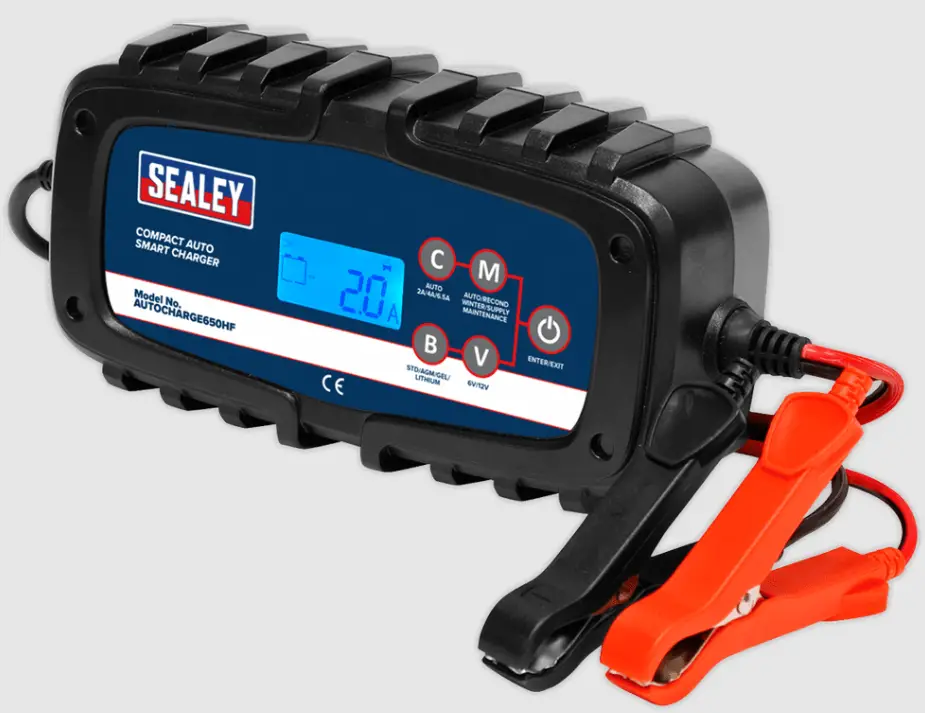SEALEY-AUTOCHARGE650HF-12V-COMPACT-SMART-CHARGER-&amp-MAINTAINER-PRODUCT