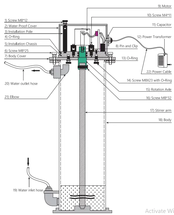OCTO KS250 Kalkwasser Auto Mix and Supply System 3