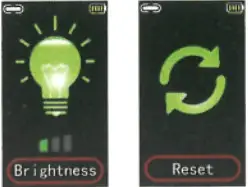 mangrove Smart Bracelet - Brightness adjustment page