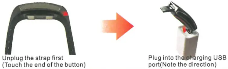 mangrove Smart Bracelet - Instruction for charging