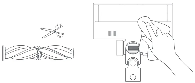 Cleaning instruction