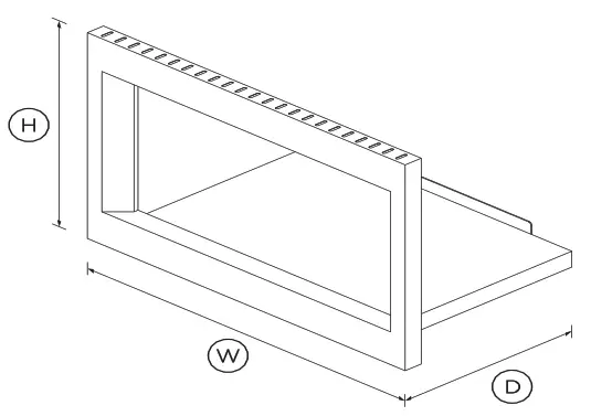 FISHER PAYKEL MOTTK 30 SS Microwave Trim Kit Accessory - Fig