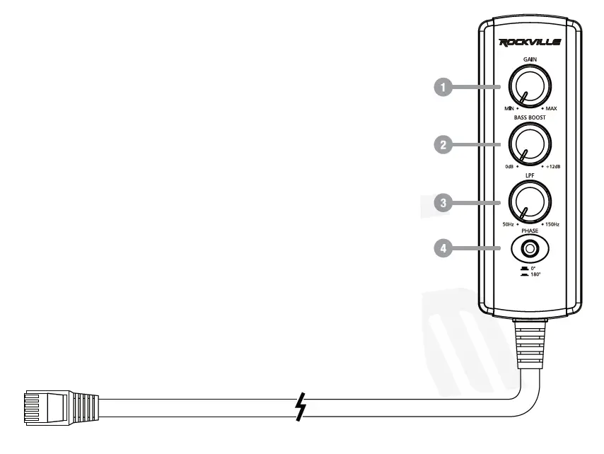 ROCKVILLE RockGhost V2 Powered 11 Inch 800W Car Subwoofer Fits Inside Spare Tire 02