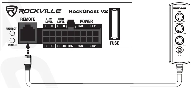 ROCKVILLE RockGhost V2 Powered 11 Inch 800W Car Subwoofer Fits Inside Spare Tire 07