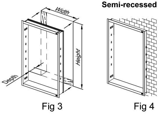 WELLFOR DK MCA2330 BL Medicine Cabinet - fig5