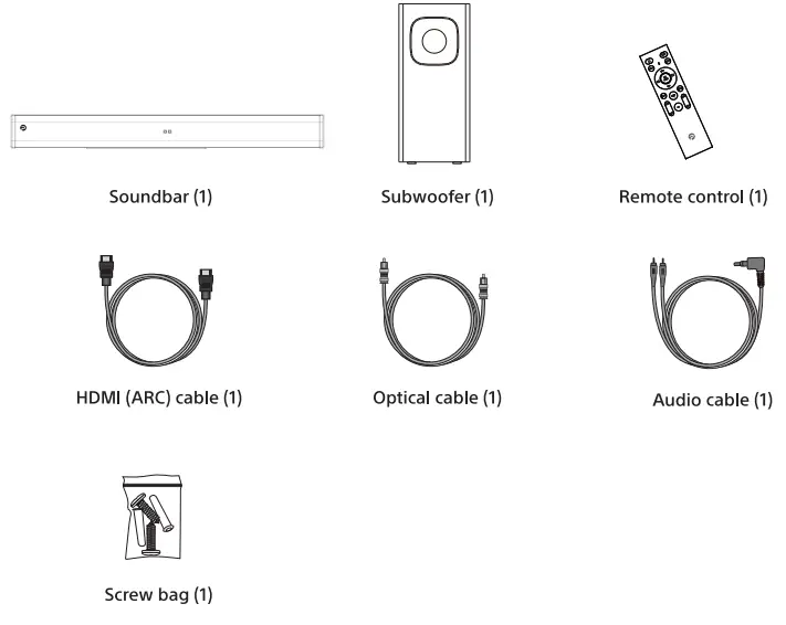 PHEANOO D2 Soundbar with Subwoofer Soundbar
