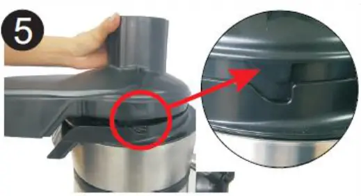 CHEFMASTER HEA873 Fruit and Vegetables Automatic Juicer - fig 5