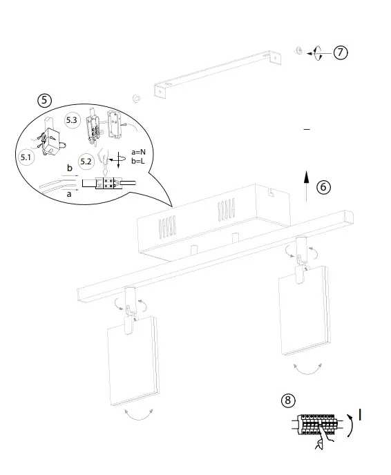 PaulNeuhaus-6354-95-Pure-Mira-Ceiling-Light-3