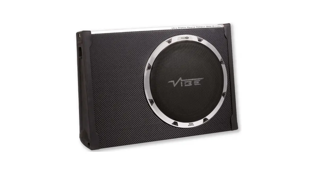 Vibe Sound Blackair T12s Black Air Series Component Speakers Owner's Manual