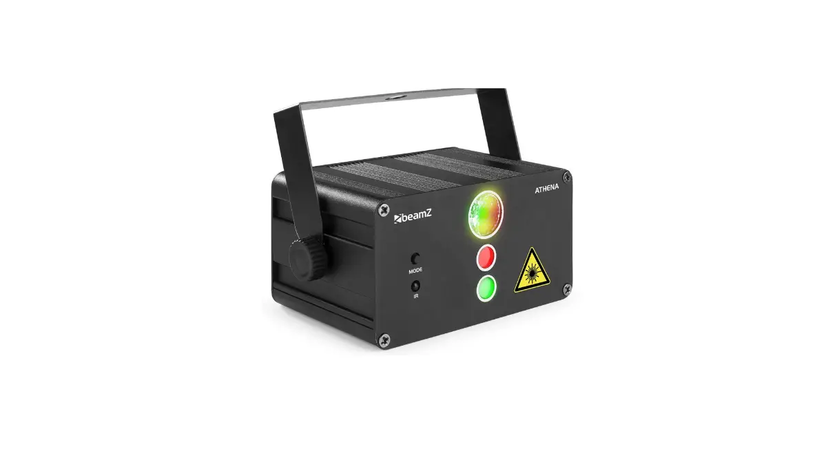 Beamz Athena Rg Gabo Laser System With Battery User Manual