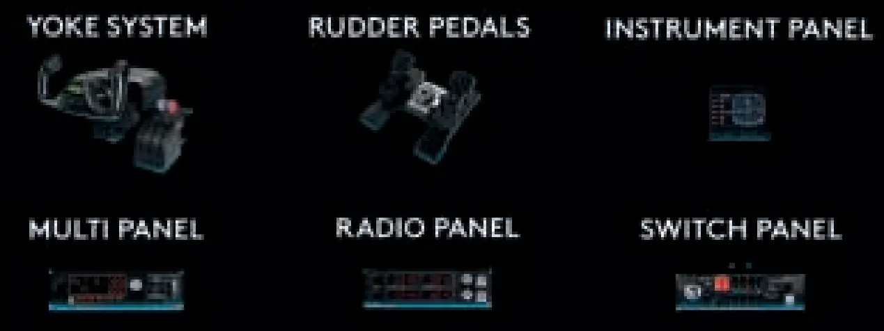 logitech 945-000023 Flight Yoke System - fig 1