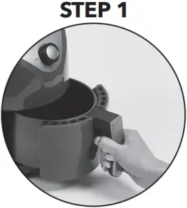 PowerXL Air Fryer PXL-AF-2QT Step 1