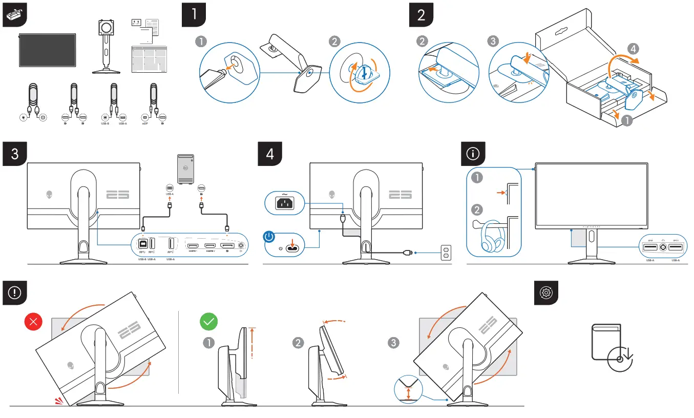 ALIENWARE AW2523HF Monitor