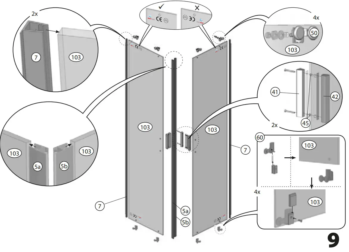 Ravak BLRV2K 120 Shower enclosure - Figure 11
