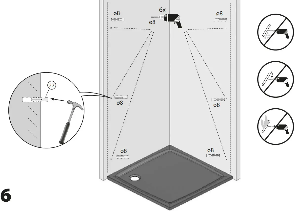 Ravak BLRV2K 120 Shower enclosure - Figure 8