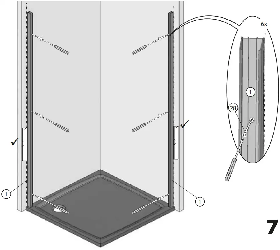 Ravak BLRV2K 120 Shower enclosure - Figure 9
