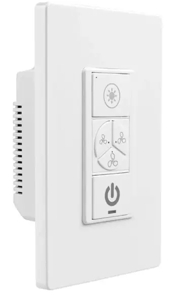 Brilliant SMART 99888 Smart WiFi AC Ceiling Fan Wall Controller