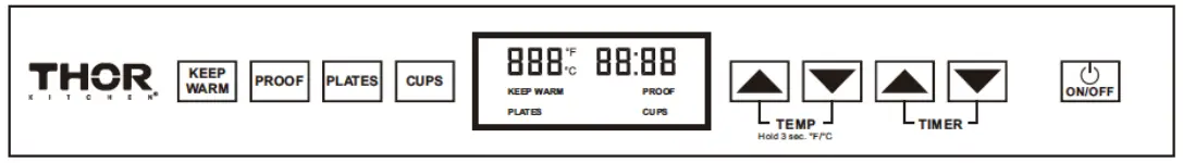 THOR KITCHEN TWD3001 30 Inch Built In Warming Drawer Oven - Fig 2