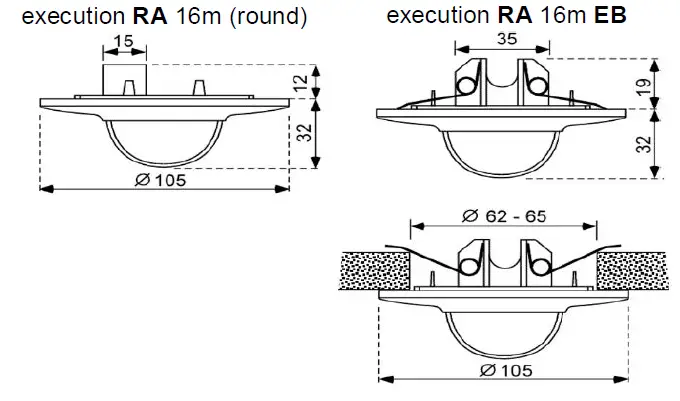 niko 25032 Motion Detector 360 ° IP20 FIG (8)