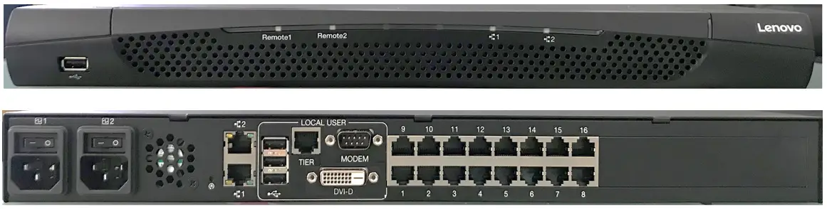 Lenovo 1754D1T ThinkSystem Digital 2x1x16 KVM Switch