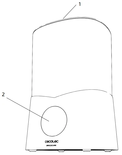 cecotec BreezeCare 2600 Light Smart - FIGURE 1