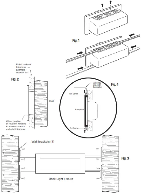 GM Lighting 120V Brick Light - 2