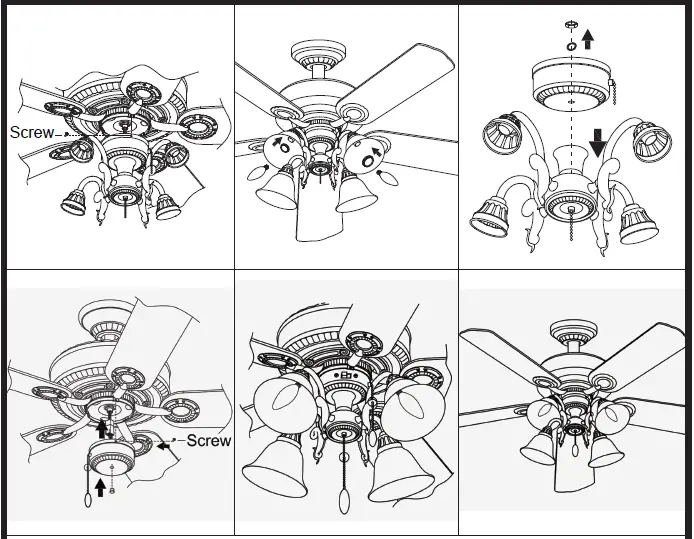 ParrotUncle-BBEL2101ORB -52-in.-Indoor-Bronze-Downrod-Mount-Ceiling-Fan-with-Pull-Chain-and-Light-Kit-fig-7