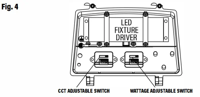SUNCO LIGHTING WP-80W-5K-1PK LED Spec-Select Stealth Full Cutoff Wall Pack - Figure 4