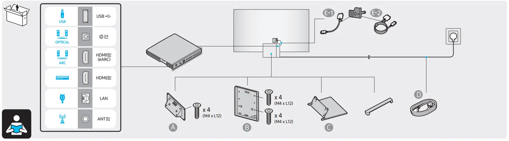 SAMSUNG QN75QN900AF 75 Inch Class LED Backlit LCD TV - fig 1