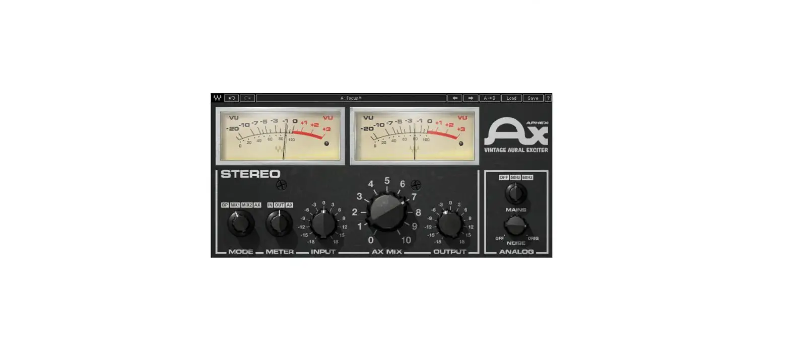 Waves Aphex Vintage Aural Exciter Plugin User Guide