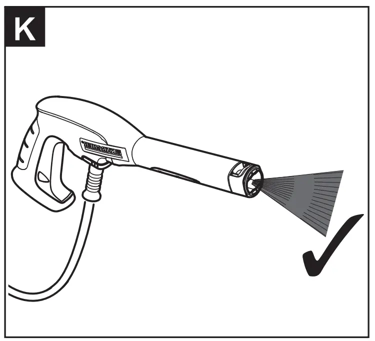 K 2 Compact Pressure Washer  Operation