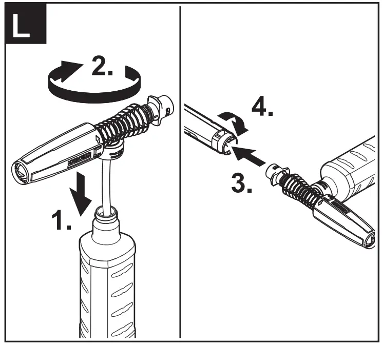 K 2 Compact Pressure Washer  Operation