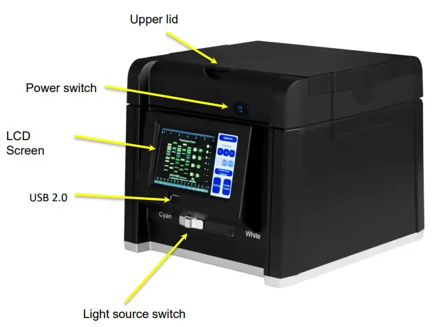 PACIFIC IMAGE ELECTRONICS Glite T8 Stand Alone Operation and Compact Gel Documentation System - fig1