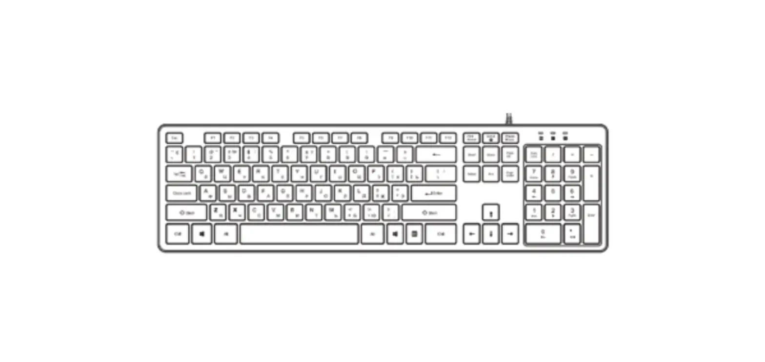 Defender Hm-430 Wired Keyboard Instruction Manual