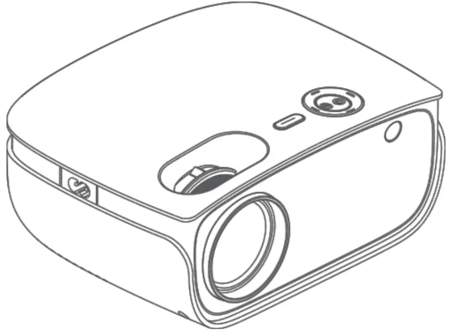 SALORA BEAMER 40BHM2050 Compact Projector