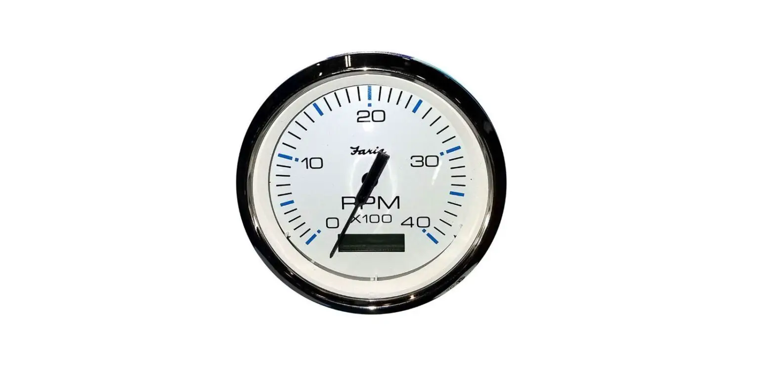Faria 33834 Chesapeake Tachometer Gauge With Hourmeter Diesel Instruction Manual