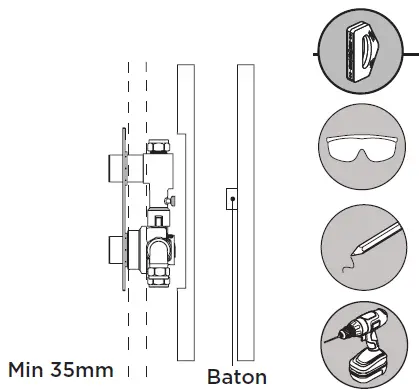 BRISTAN-AR3-SHCVO-C-D8-Artisan-Recessed-Thermostatic-Dual-Control-Shower-Valve-fig-7